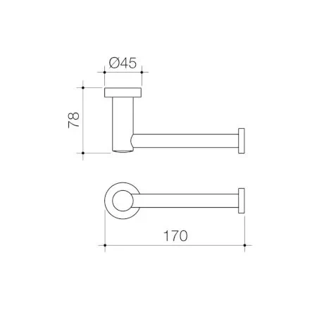 Cosmo Toilet Roll Holder - Image 2