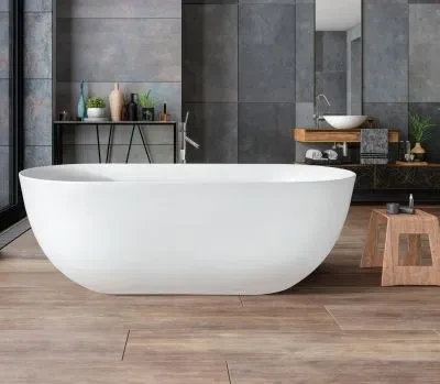 Adria 1500X720X560 Freestanding Bath Wh Lucite Grade Acrylic - Image 2