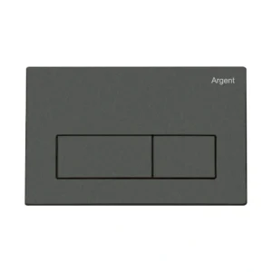 Cover Plate Argent Kubic Rect. Gunmetal