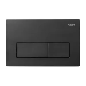 Cover Plate Argent Kubic Rect. Matt Black