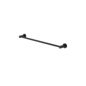 Cosmo Towel Rail 600Mm Single Black Metal 306128B