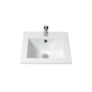 Basin Drop In Milano Square 1Th Wh