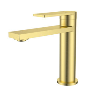 Ruki Basin Mixer Lead Free Brushed Gold