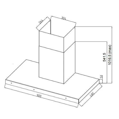 Technika 4 Spd Sensor Touch Rangehood 90Cm Fhee229Sc9S-5 - Image 2