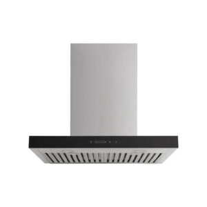 Technika 60Cm T Shape Canopy Black Glass Fhee22A6S-5