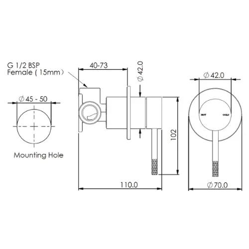 Optima Plus Modular Shower Mixer - Image 6
