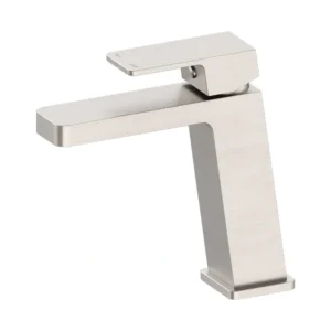 Celia Basin Mixer Angle Spout Brushed Nickel Nr301501Bn