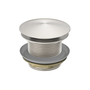 40Mm Bath Pop-Up Plug With Removable Waste No Overflow Brushed Nickel Nra707Bn