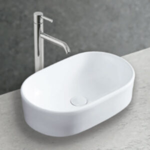 Utopia Above Counter Oval Basin No Overflow 520X330X130