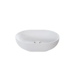 Smooth Oval Basin White No Overflow 500X355X90 S500