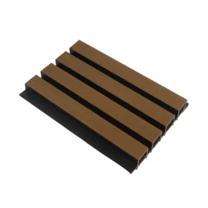 Teak & Black External Wall Cladding