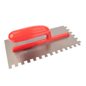 Stainless Steel Trowel Red Handle 10Mm Squareteeth