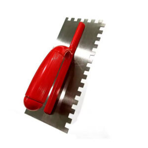 Stainless Steel Trowel Red Handle 12Mm Squareteeth