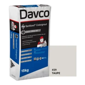 #29 Taupe Davco Grout 15Kg