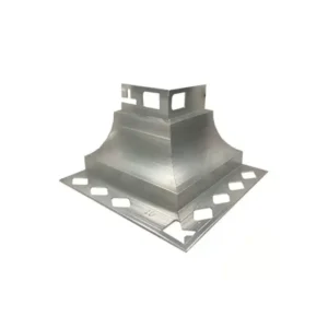 10X10 Corner Shiny Silver