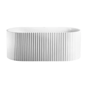 Piaza Fluted Free Standing Bath Matte