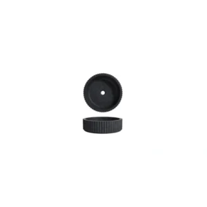 Piaza Fluted Above Counter Basin Matte Black 400mm WB 4011WT